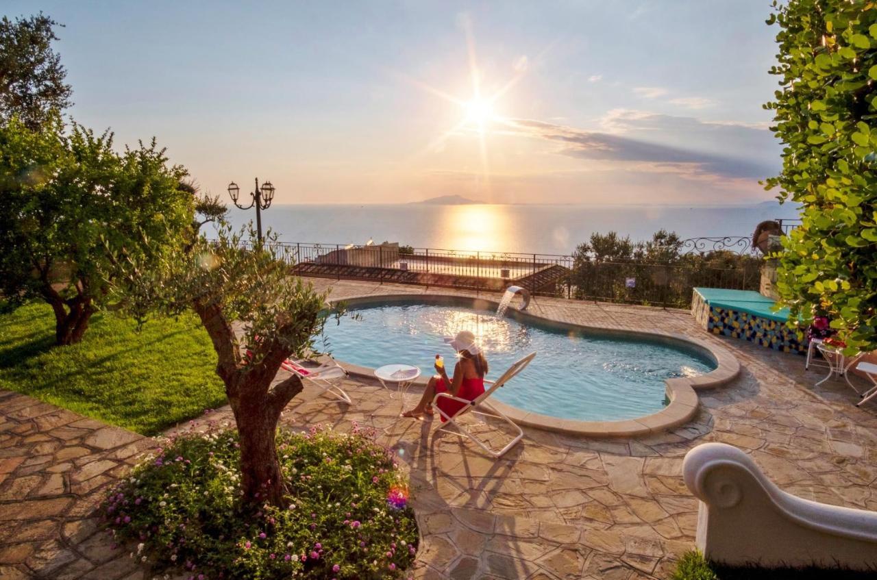 Villa Marika - Private Heated Pool Massa Lubrense Exteriér fotografie