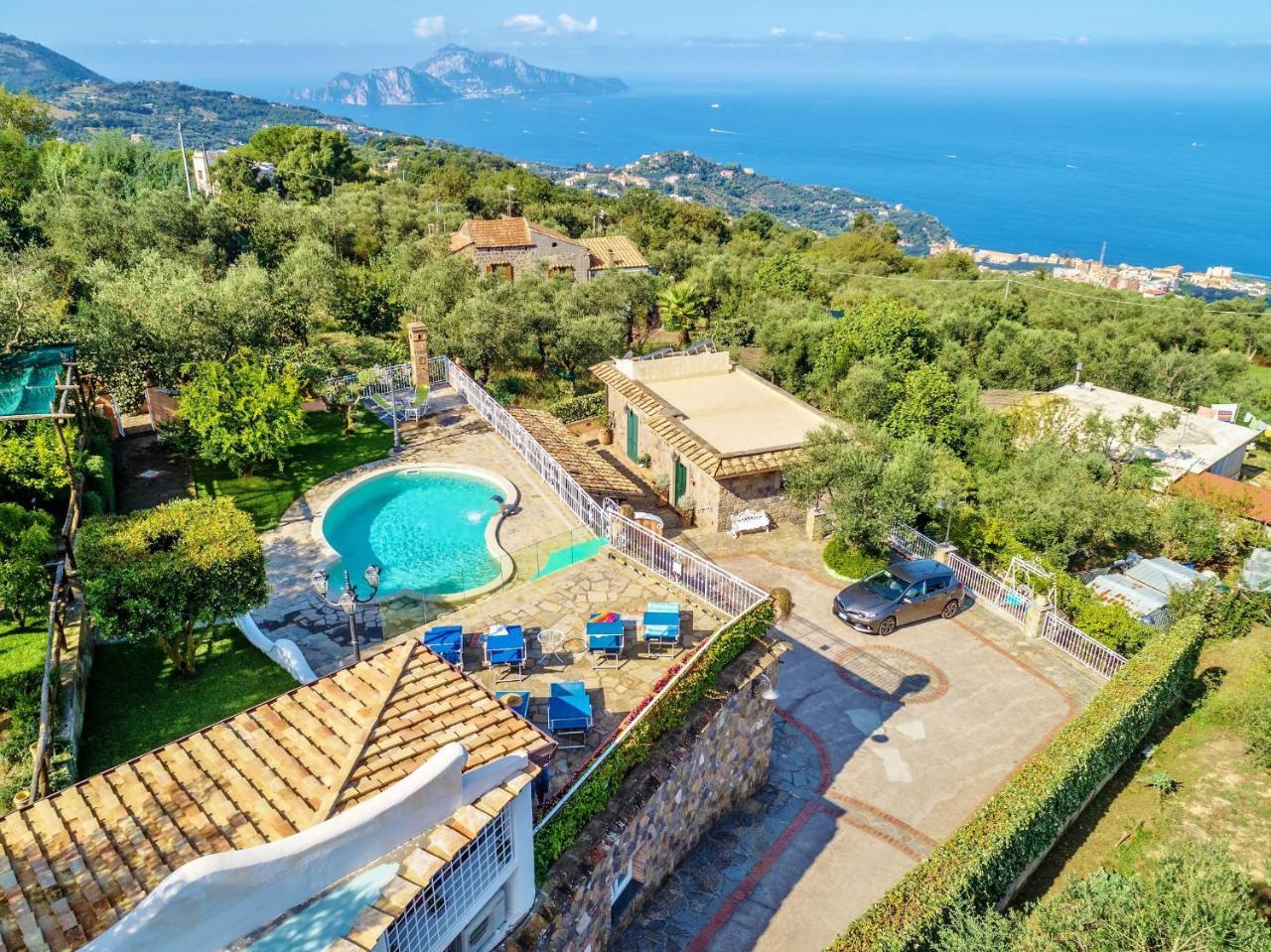 Villa Marika - Private Heated Pool Massa Lubrense Exteriér fotografie