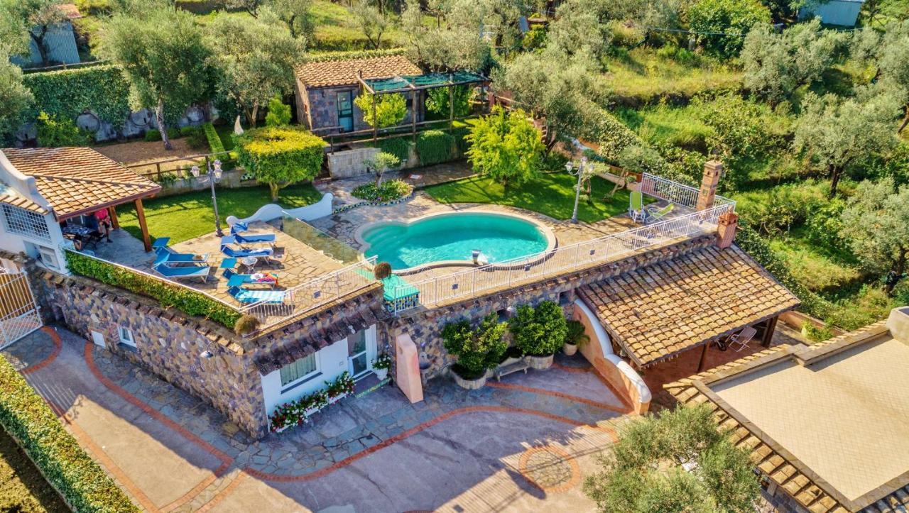 Villa Marika - Private Heated Pool Massa Lubrense Exteriér fotografie